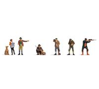 NOCH Jäger E Förster Figure Set, Dettagliata Modellbau-Figuren per Manometro