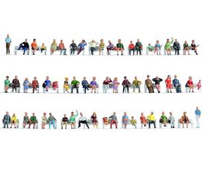 Noch 47402 Mega Set Risparmio Sitting People, Colorata
