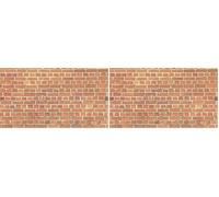 Noch 57550 Carton Wall Red Brick Landscape Modelling (Confezione da 2)