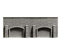 Muro in pietra con arcate Profi-Plus 33,5x12,5 cm HO NH58058 - noch modellismo