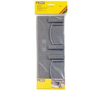 NOCH 58058 - Muro in pietra con rinforzi e arcate 33,4 x 12,5 cm scala H0 1:87