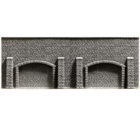 NOCH 58059 Scala HO Muro di contenimento ad archi con pilastri - cm. 66,8 x 12,5