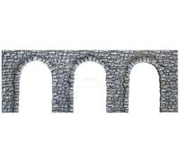 NOCH 58260 - Muro in pietra con archi, 27 x 10 cm scala H0 1:87