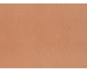 Noch 60360 Tetto in 3D Rosso "Plain Tile Red" 28x10cm modellismo