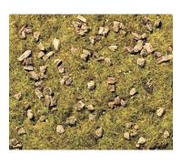 NOCH 8360 Erba sintetica Prato di montagna con pietre Verde medio