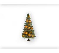 NOCH Albero Di Natale Illuminato, Con 30 LED, Alto 12 Cm Per Modellismo