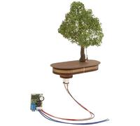 Noch® Albero Micro Motion con Altalena, Albero modellismo, Altezza 12,5 cm per la Traccia N, Ideale con Effetto Movimento