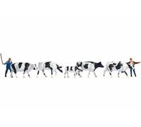 Noch 15724 - Mucche (5) Con Drovers (2) - 1/87th = H0/00 Controllo