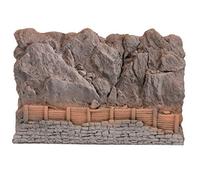NOCH 58152 Parete di roccia con barriere di legno - misure 23.5 x 16 cm