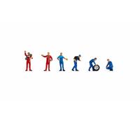 NOCH Corridori E Meccanico Kit Figurini, Modellismo Accessori H0, Realistico