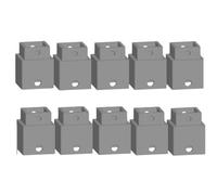 NOCH Easy Track - Elemento a pilastro, 14,5 mm, ideale per la costruzione di binari 1:87 H0, TT, N, 10 pezzi