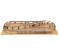 NOCH® Easy-Track - Kit di binari per modellismo, 1:160 N, 200 x 100 cm