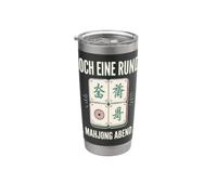 Noch Eine Runde Serata Mahjong Retrò tra Amici Bicchiere termico in acciaio inox doppia parete