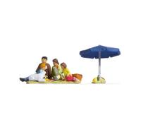 NOCH Famiglia Beim Pic-Nic, Kit Figurini IN H0, Ideale Accessori per Modellismo