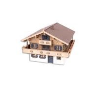 NOCH Ferienpension „Edelweiß“, Modellbau-Gebäude 8,5 X 7,1 CM per Scala N ,