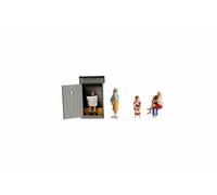 NOCH Figura Seduta Sul Gabinetto,Lustige Modellismo Figure,Set per Scala N 1:160