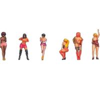 NOCH Figure da donna leggere, in piedi e in movimento, 1:160 N in plastica per modellismo e diorami