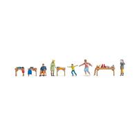 NOCH 16281 Scala HO Set figure ed accessori a tema:Mercatino delle pulci (set 2)