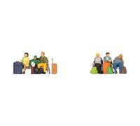 NOCH Figure Seduto Viaggiatori, Modellfiguren Uomo, Spur TT, 1:120