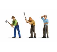 NOCH G Figure Boscaiolo, Bewegte Modellismo Figure di Plastica per Scala G