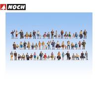 NOCH H0 16070 Mega set risparmio con 60 personaggi - NUOVO + IMBALLO ORIGINALE