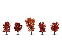 Noch H0 25625 - Alberi Autunno 5 Pezzo, Circa 8-10 Altezza CM Merce Nuova