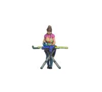 NOCH H0 Figura donna stirata, ideale per scene di modellismo, dimensioni H0, perfetta per dettagli