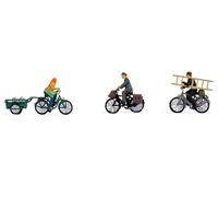 Noch 15902 Lavoratori in bicicletta H0 modellismo