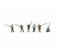 NOCH H0 Figure Pescatore, Miniatura Figure Set, Ideale per Modellismo Scala H0