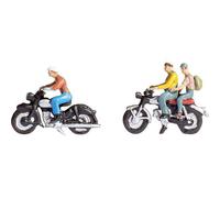 NOCH H0 MOTOCICLETTE DIPINTO SCENA SONORA MODELLISMO