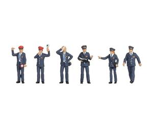 NOCH H0 Personaggi dei ferroviari della Repubblica Ceca, set di personaggi per modellini ferroviari H0, curati nei dettagli e realistici