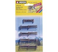 Noch - Kit di Recinzione in Legno H0, Altezza 1,2 Cm, Lunghezza 100 Cm, 18 Pezzi, Per Bambini