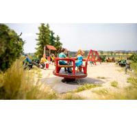 Noch® Micro-Motion - Giostra per Bambini, Perfetto per parchi Giochi per Bambini, 5 x 5 x 5,4 cm, colorato a Mano e Micro Movimento per corsia H0