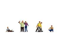 NOCH Miniature Figurine "Ubriachi", Dipinta A Mano, Adatta Per La Scala N