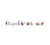 NOCH 16246 12-er Set Figure + Servizi Restaurant Nuovo Conf. Orig. 1:87