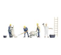 Noch Figure Muratori 4 personaggi con accessori H0 15055