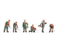 Noch Scala N 12956 Kit Figurini Baumfällarbeiten con Suono