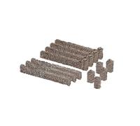 Noch N Muro di Pietra da Campo, modellismo in plastica, 12 Pezzi per Traccia N Trame, Artigianato Creativo