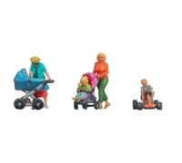 Noch N Personaggi madri con bambini con figure master 3D realizzate con cura, per la traccia N, dettagli con stampa 3D