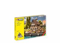 NOCH® Ospiteria con birreria, struttura per modellismo, 18,9 x 17,2 cm, per scartamento H0