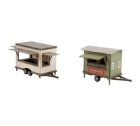 NOCH 14396 - Bancarelle street food in kit di montaggio, in taglio laser. Scala