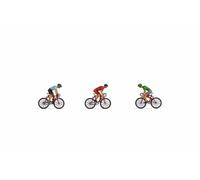 NOCH Rennradfahrer, Handkolorierte Figure, Ideale Accessori per Scala N