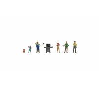 Noch Set di statuette Barbecue Party con accessori H0 1:87