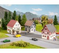 NOCH Set Paese 3-teilig, Con Casa Legno, Rustica E Corte-Buona, per Realistico
