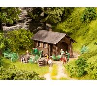 Noch Set Temi " Forest Lodge “, Con Taglio Laser Kit E Figure per Uno