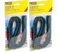NOCH Siepi Verde Scuro 15x8 mm 50 cm (2 pz) Ho-TT-N (Confezione da 2)