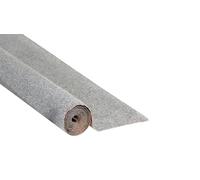 NOCH Tappetino per pietrisco, grigio, 100 x 60 cm, perfetto per aree ferroviarie e modellismo