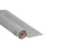 NOCH Tappetino per pietrisco, grigio, 100 x 60 cm, perfetto per aree ferroviarie e modellismo