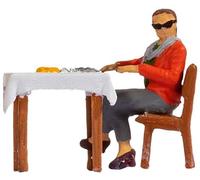 NOCH Tiny Scenes "Pranzo" Scena urbana realistica in plastica per H0 e modellismo