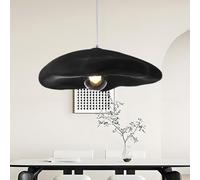 NOCHX Creative Wabi Sabi Pendent Light G9 Lampadero Materiale In Polistireno Luce Sospese In Altezza Regolabile Adatto Per Il Soggiorno Camera Da Letto Sala Da Pranzo Camera Per Bambini(Nero)